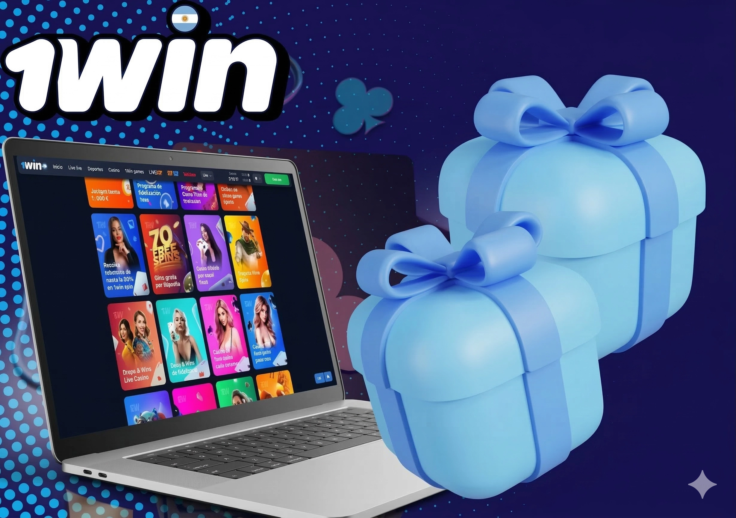 Programa de bonos del 1Win casino Argentina