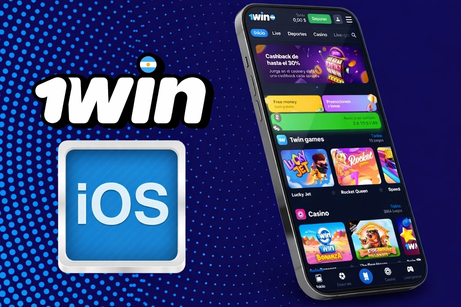 1Win Aplicación para iOS